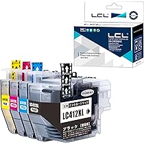 Amazon.co.jp: LCL Brother用 ブラザー用 LC412 LC412XL LC412BK